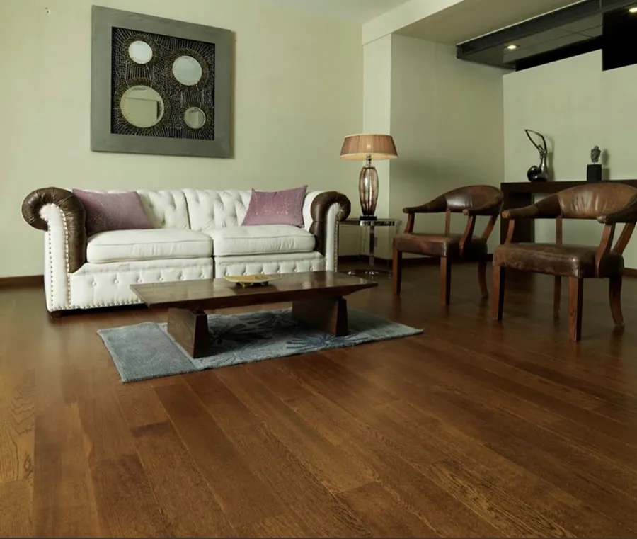 Grand Family Room — Engineered Wood, straight-lay, Varthur, 450 sq ft — flooring by Rebel Walls & Floors
