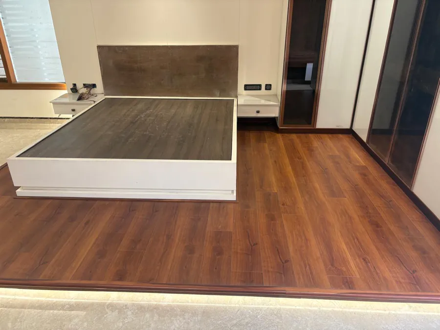 Grand Master Suite — Laminate AC4, straight-lay, Amruthahalli, 300 sq ft — flooring by Rebel Walls & Floors